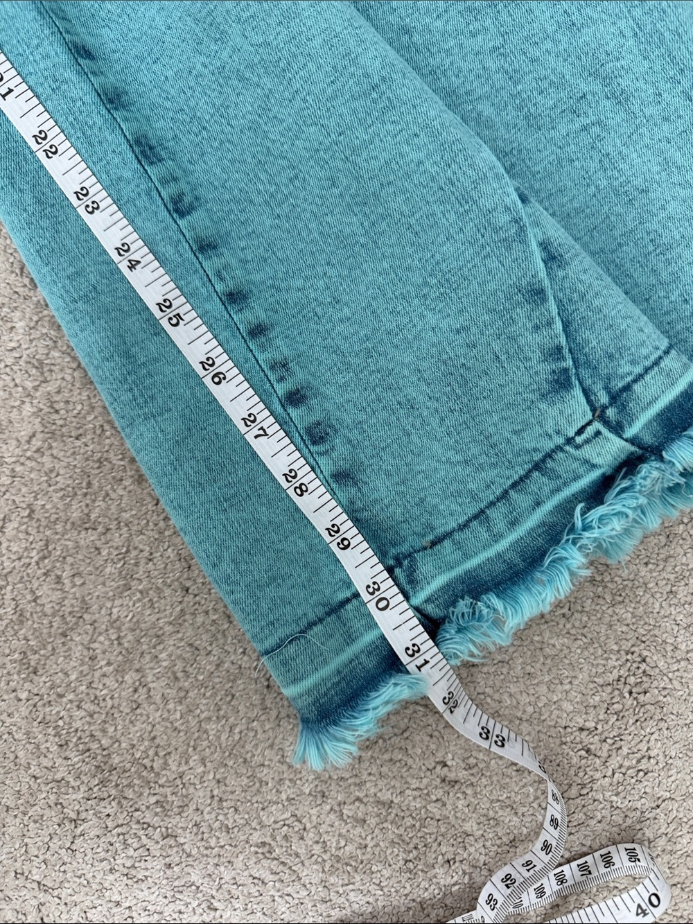 NWT Scalpers Culotte Ques Denim Matching Set Turquoise Wash size L - Picture 10 of 10